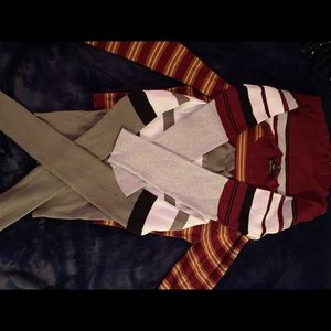 3 turtleneck cropped sweaters